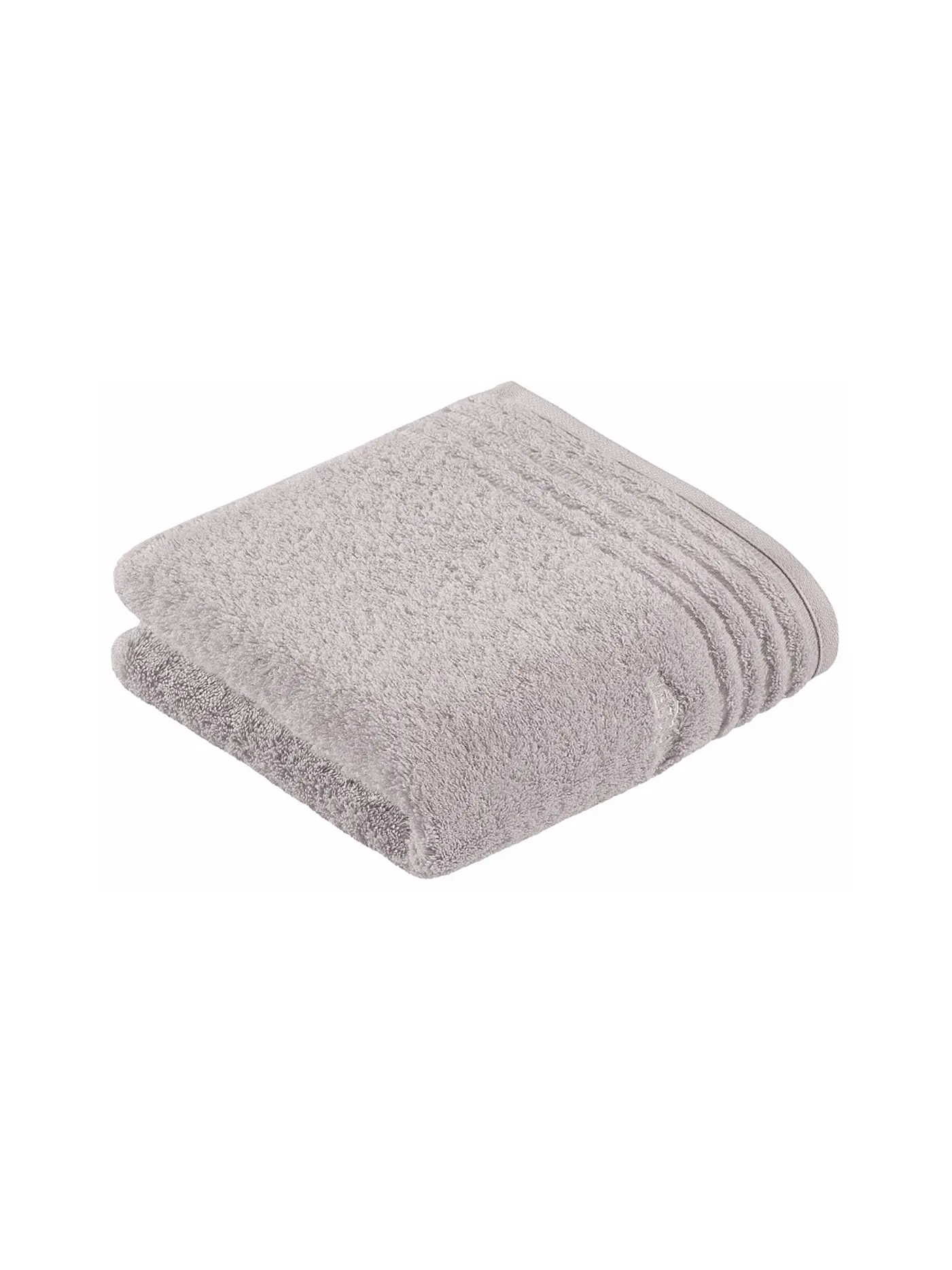 VOSSEN | Handtuch "Vienna Style - Supersoft" 50x100cm (Slate Grey) | silber